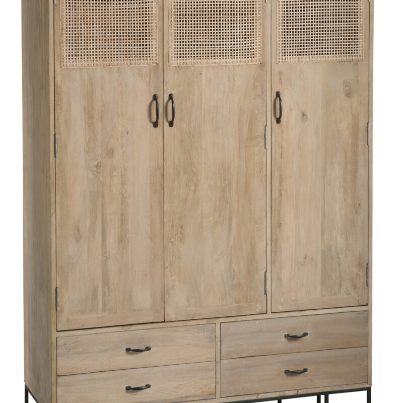 Schrank 3 Türen + 4 Schubladen