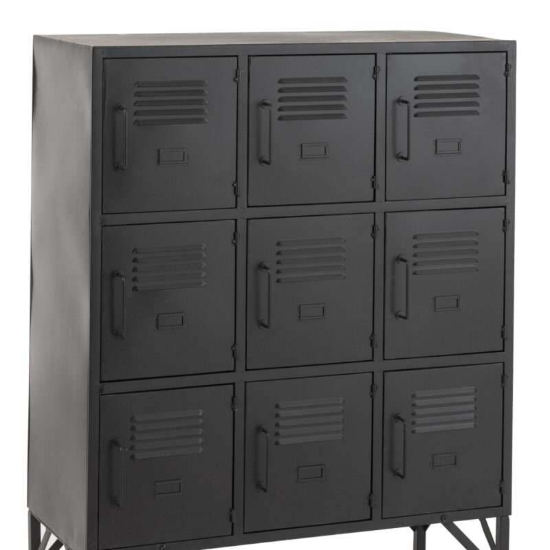 Schrank 9 Türen Metall