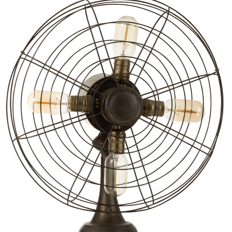 Lampe Ventilator Metall