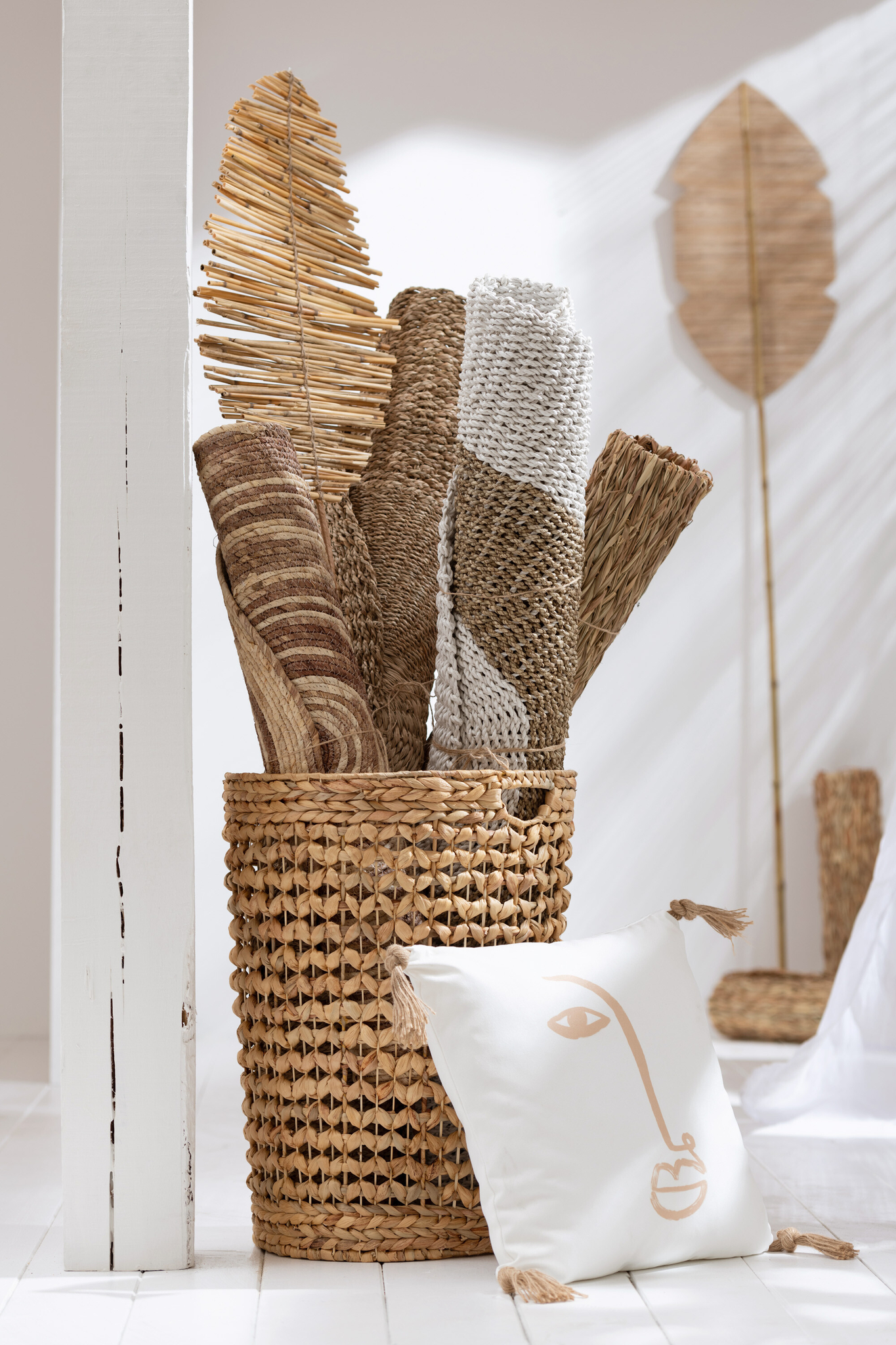 Teppich mit Quastenband aus Mais – Bild 2