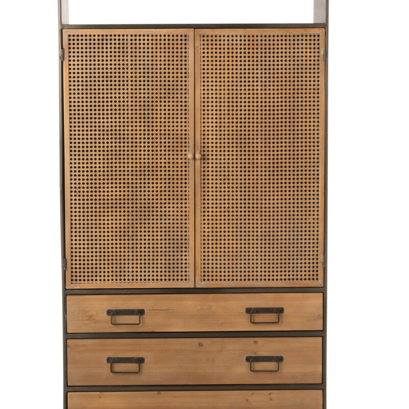 Kleiderschrank Hoch 3 Schubladen