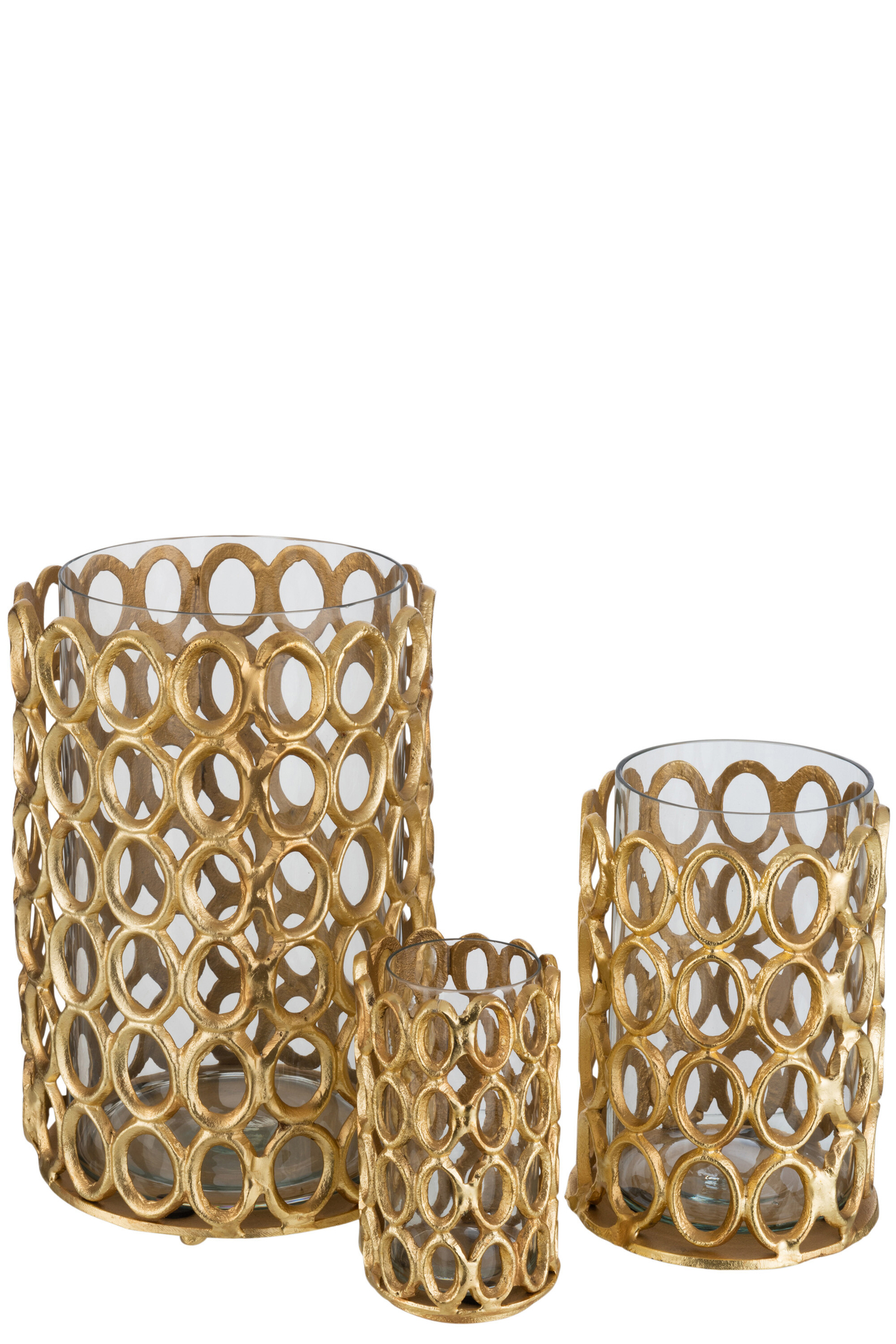 Teelichthalter Runde Ringe Groß – Bild 2