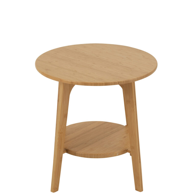 Beistelltisch Rund Bambus Klein
