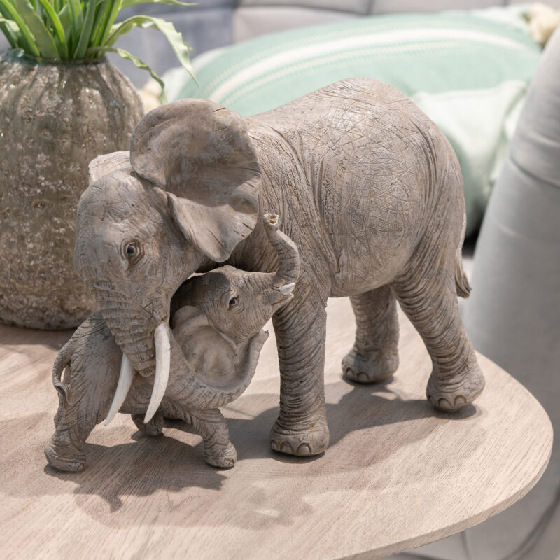 Elefantenfiguren Grau