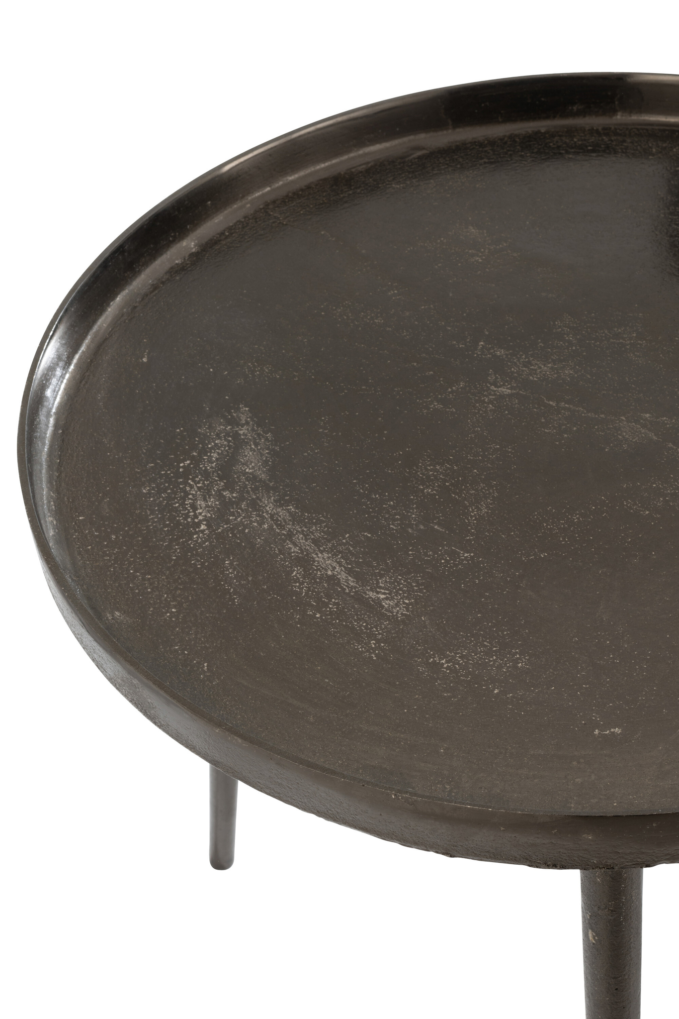 Set aus 3 Beistelltischen Tablett Rund – Bild 2