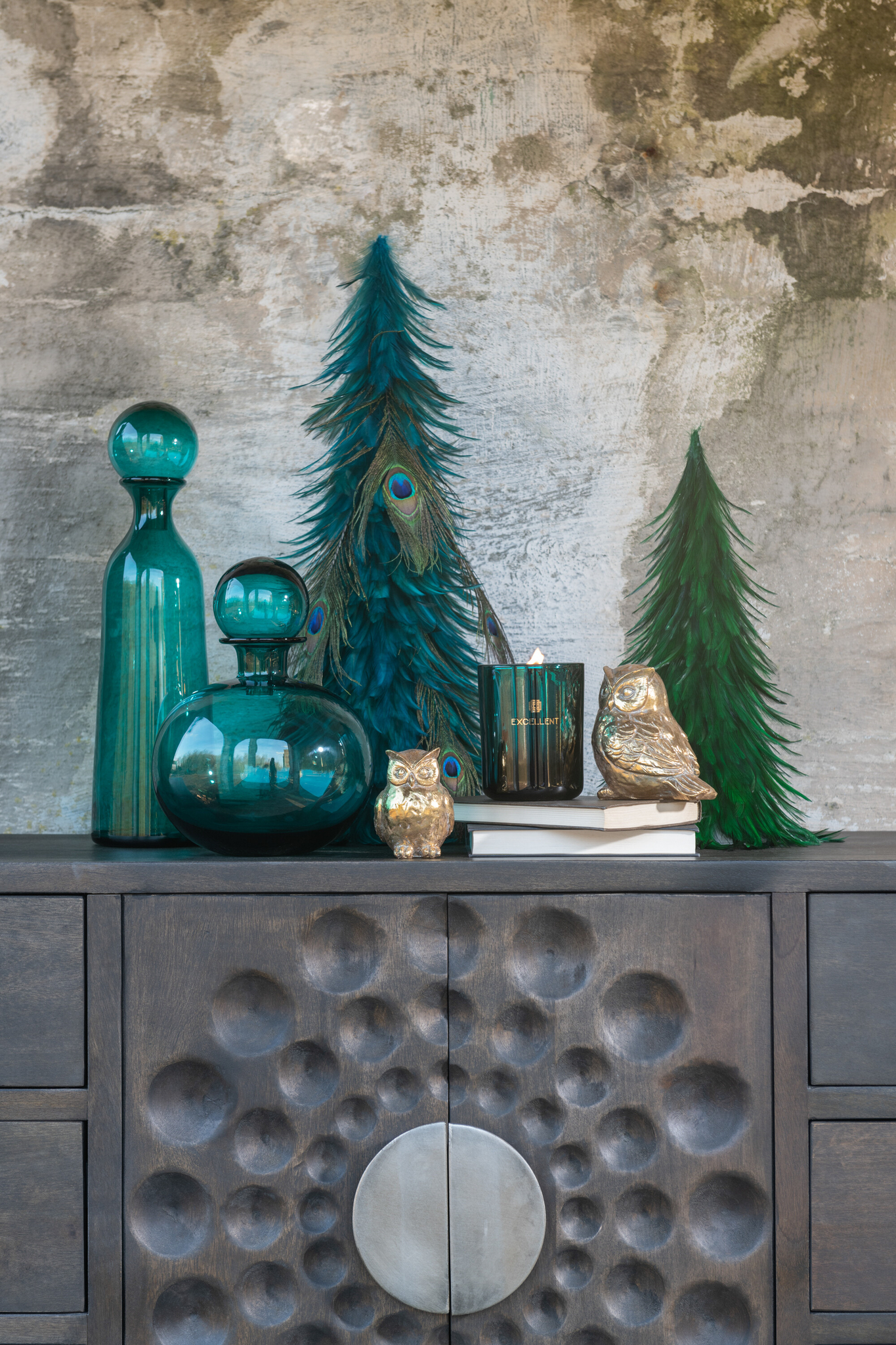 Kleiderschrank Low Etnic 2 Türen + 6 Schubladen – Bild 13