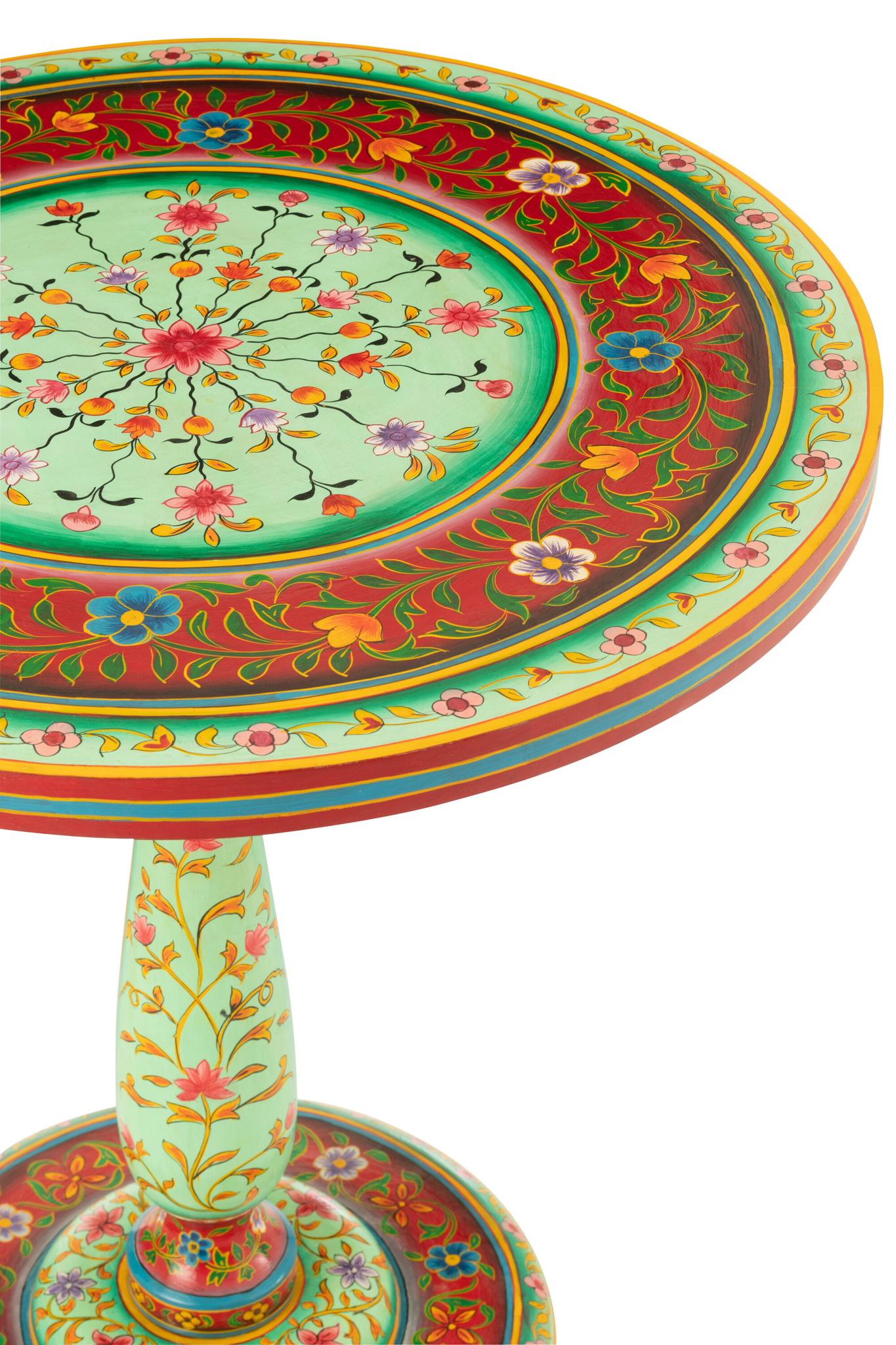 Tisch Rund Mumbai Mangoholz Mix – Bild 3