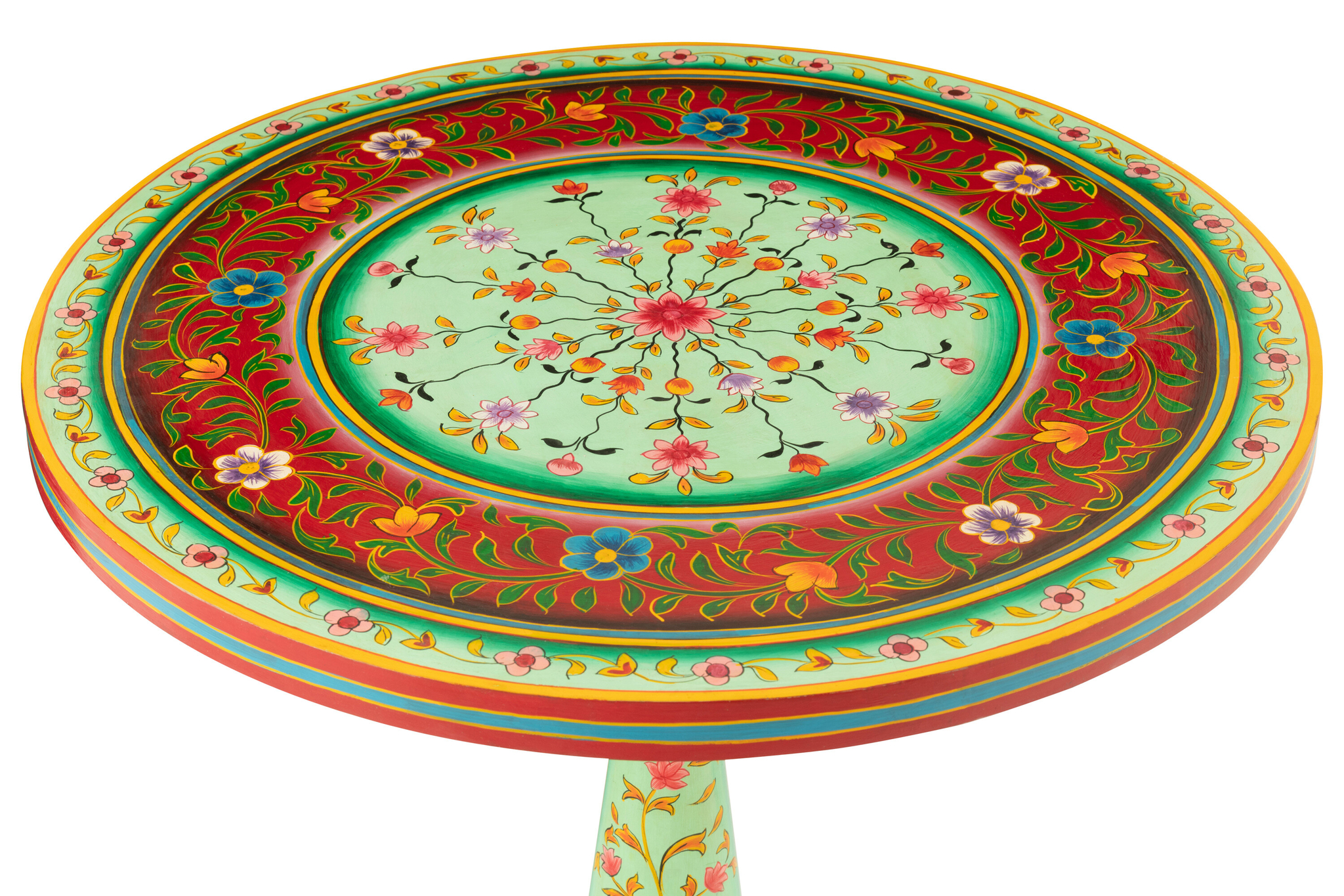 Tisch Rund Mumbai Mangoholz Mix – Bild 4