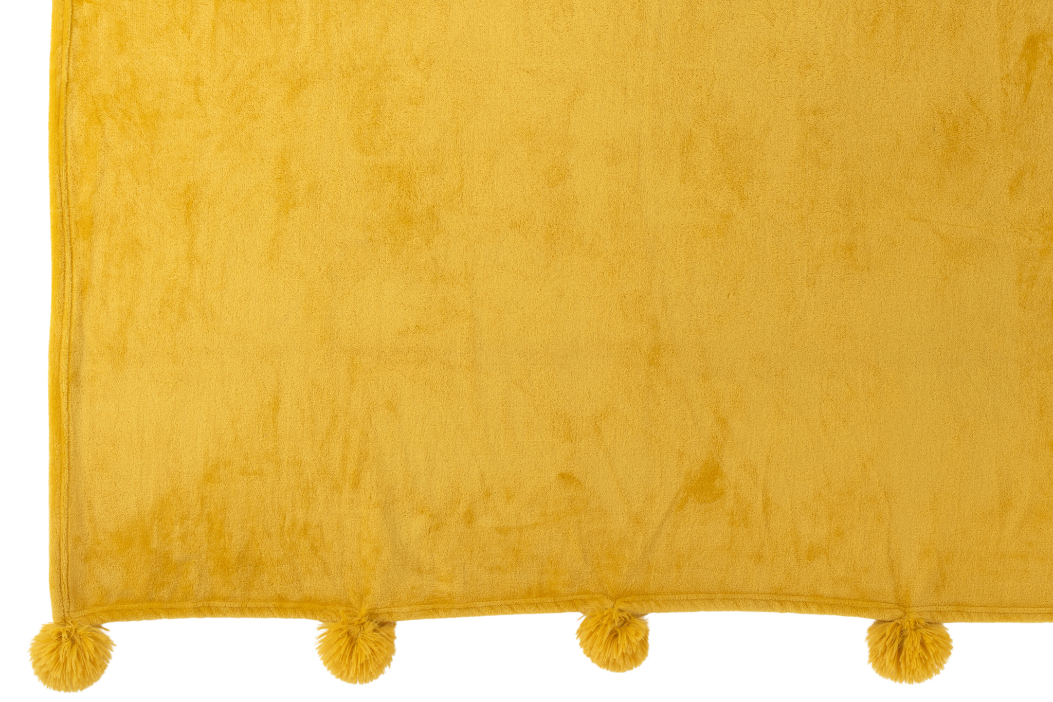 Karo Pompom Decke – Bild 4