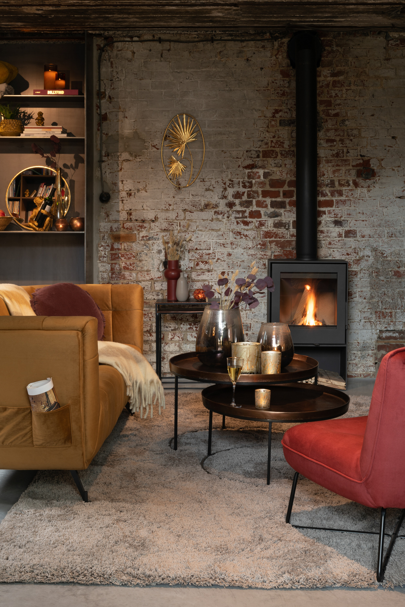 Set aus 3 Beistelltischen rund – Bild 6