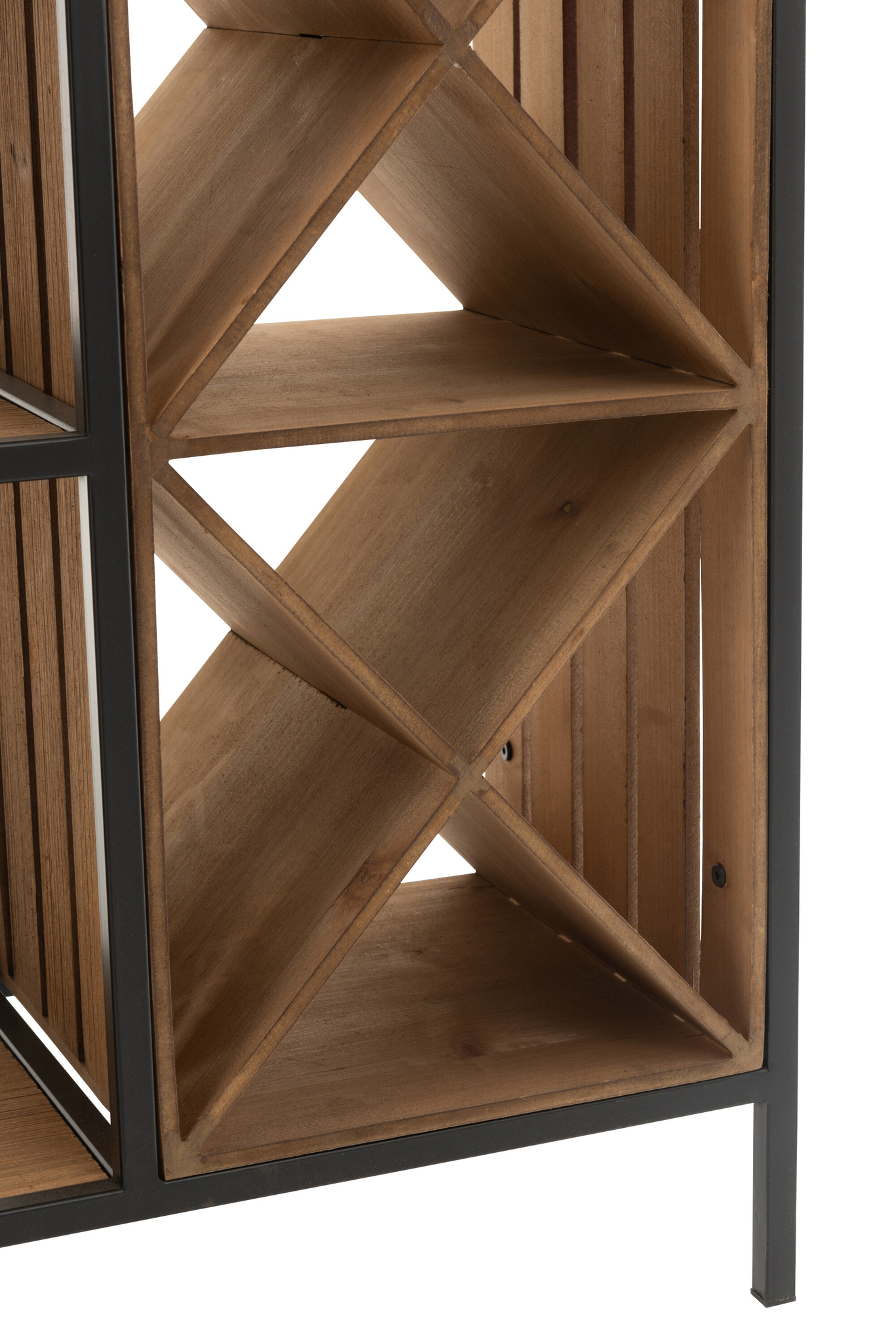 Bar-Sideboard aus Fichtenholz und Metall mit drei Schubladen – Bild 2