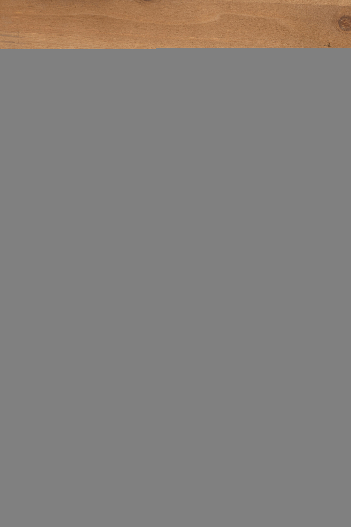 Bar-Sideboard aus Fichtenholz und Metall mit drei Schubladen – Bild 6