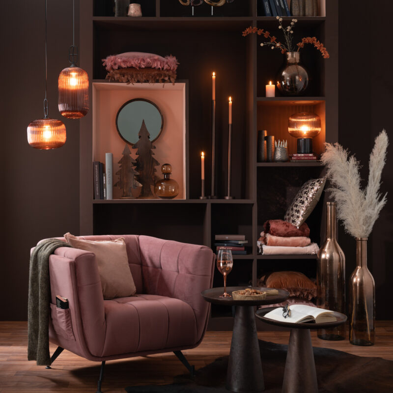 Offene Ringe aus Metallmix in Orange und Rost