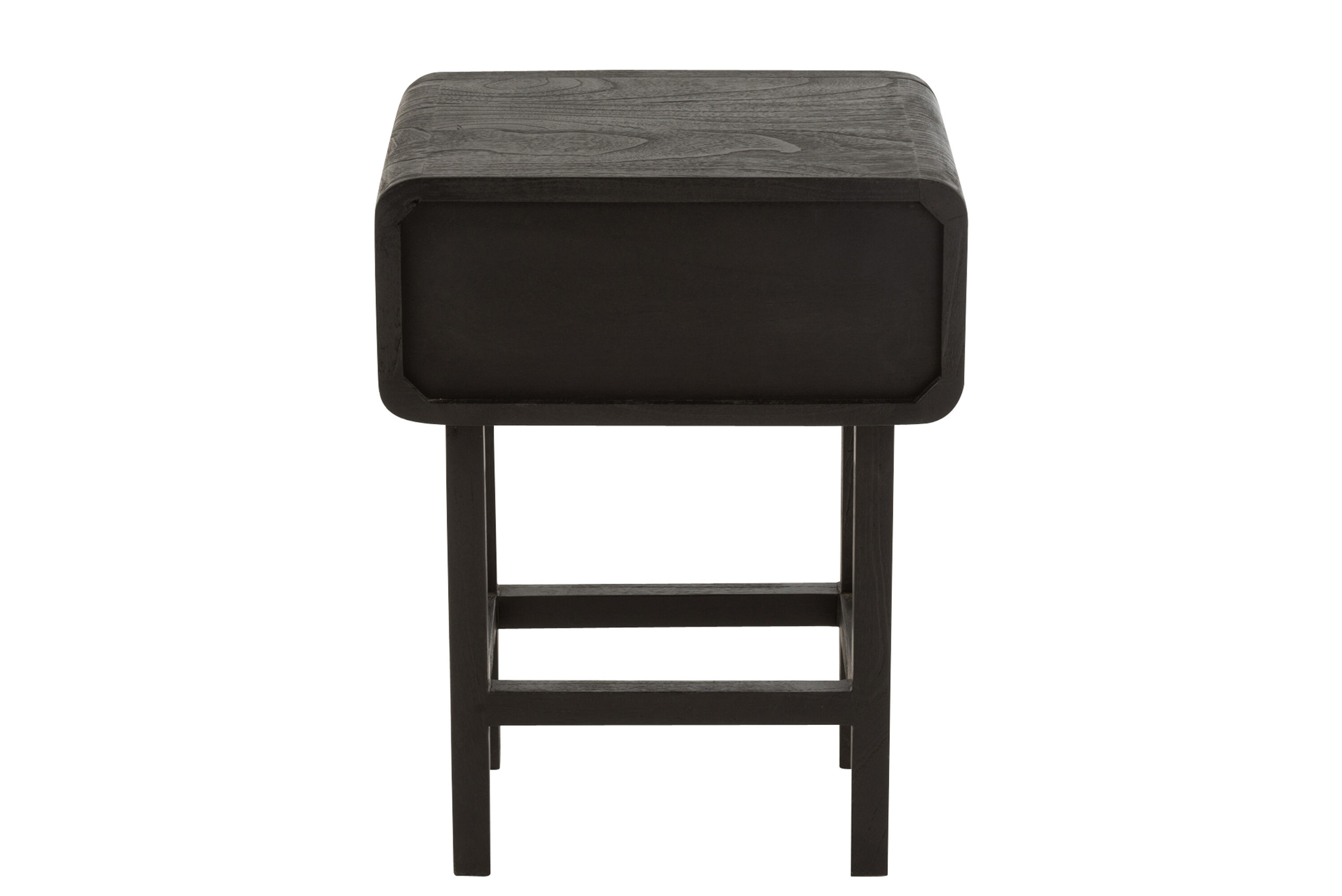 Beistelltisch Molly aus exotischem Holz und Rattan – Bild 4