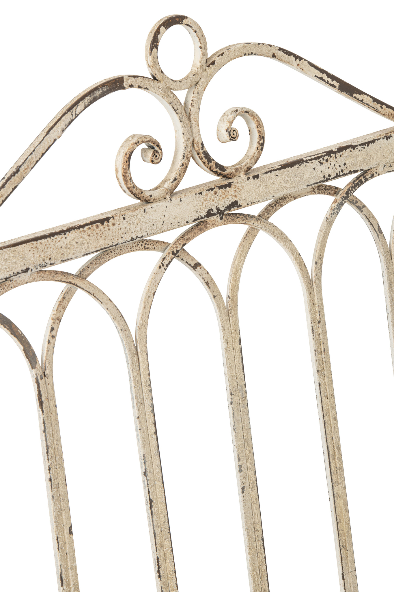 Elegante Metallbank in Off White mit modernem Design – Bild 4