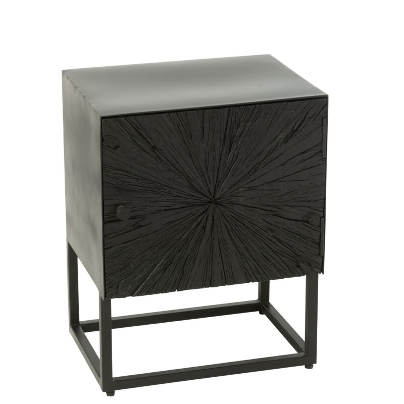 Nachttisch Shanil schwarz links