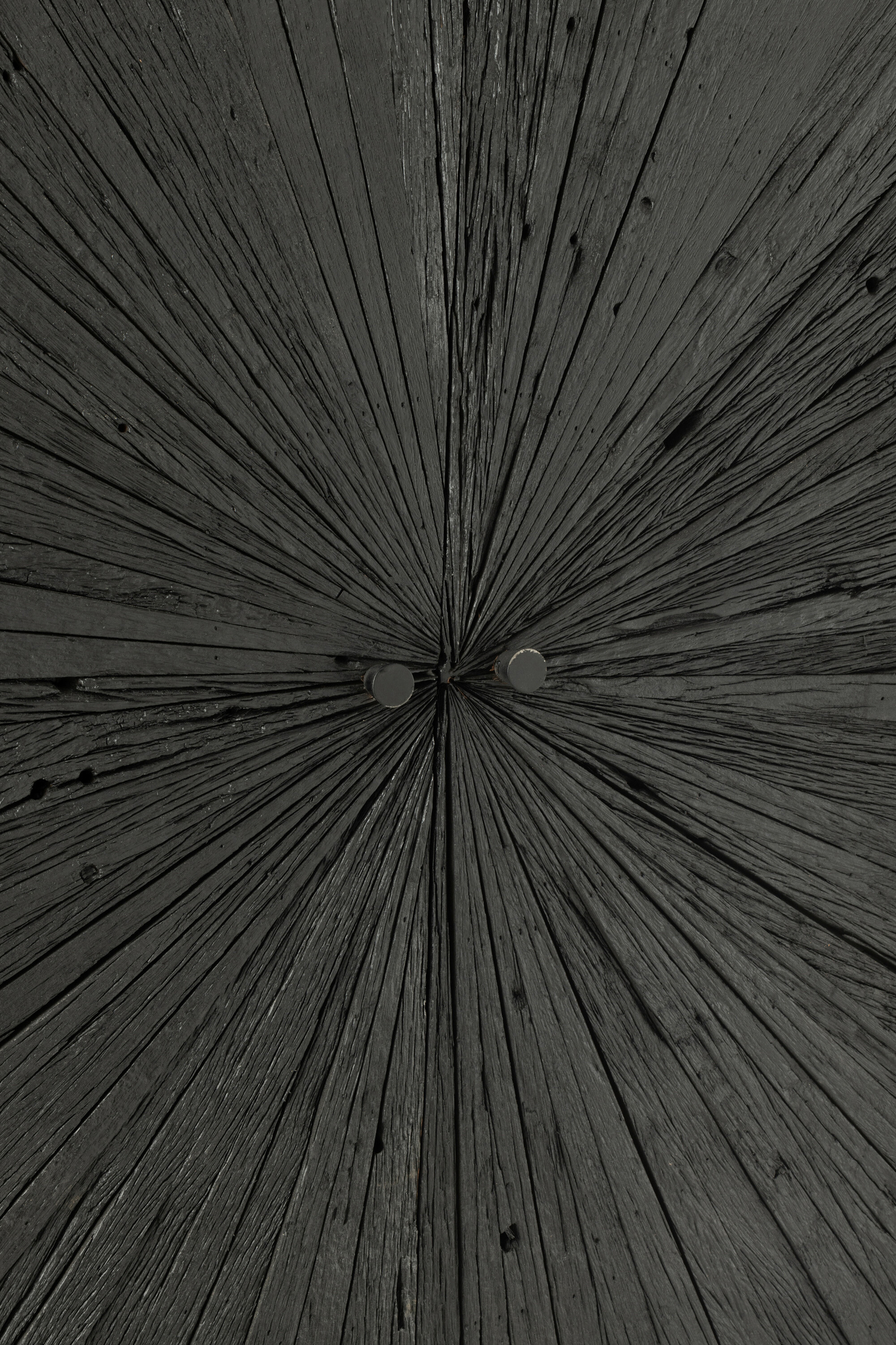 Schrank Shanil aus recyceltem Holz und Eisen in Schwarz – Bild 6