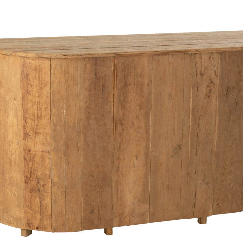 Bar Loungy aus naturbelassenem Teakholz