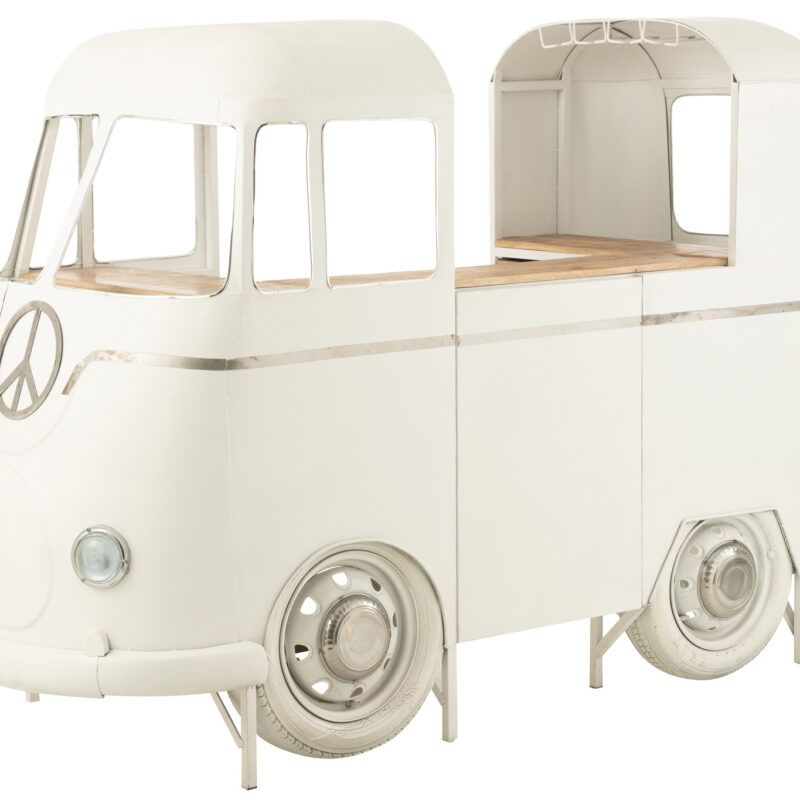 Bus Bar Iron in Weiß