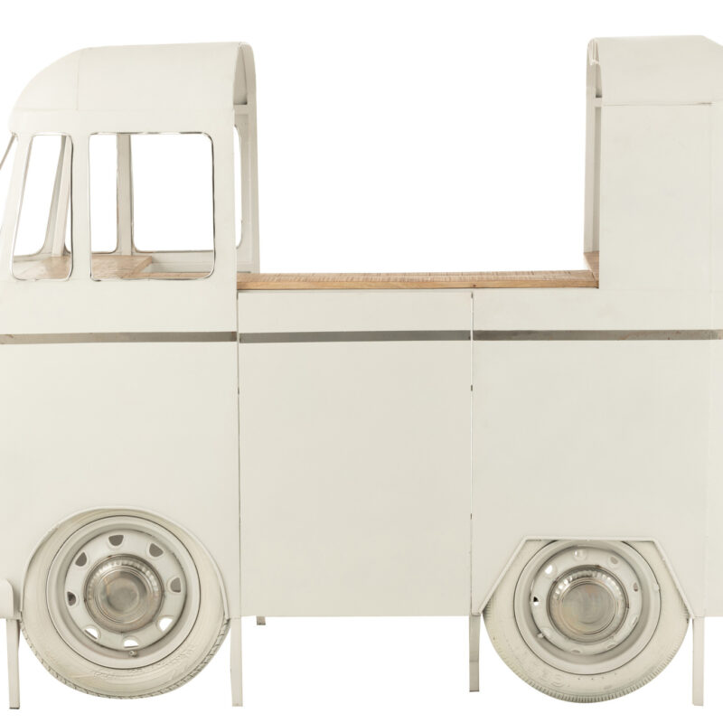 Bus Bar Iron in Weiß