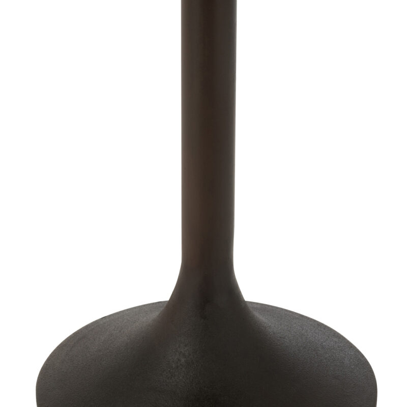 Bar-Tisch aus Eisen und Mangoholz in Natur und Schwarz