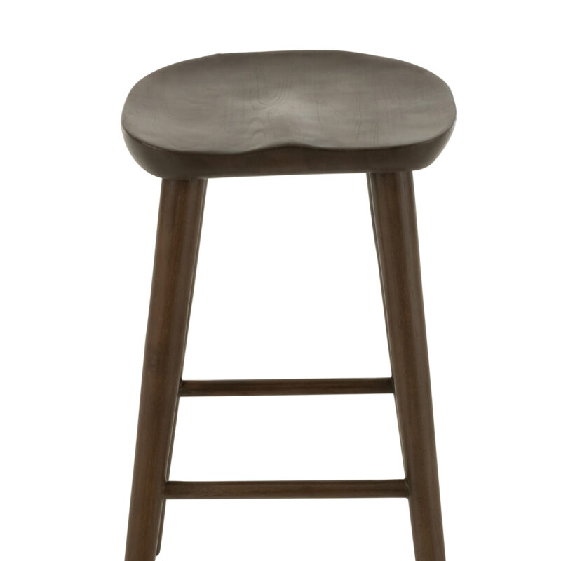 Barhocker „Mika“ aus Teakholz in Braun