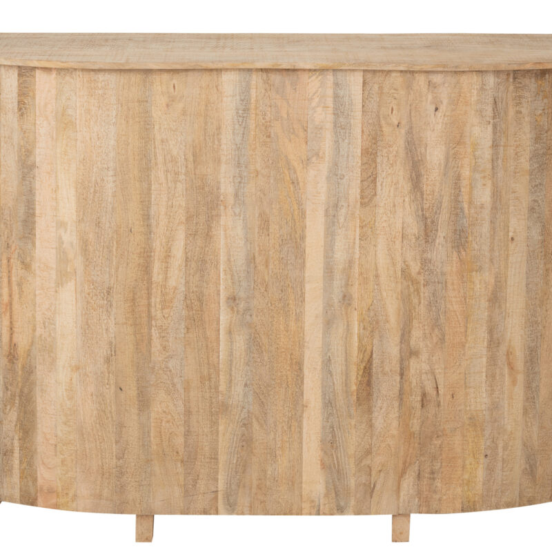 Lounge-Bar aus Mangoholz in Natur