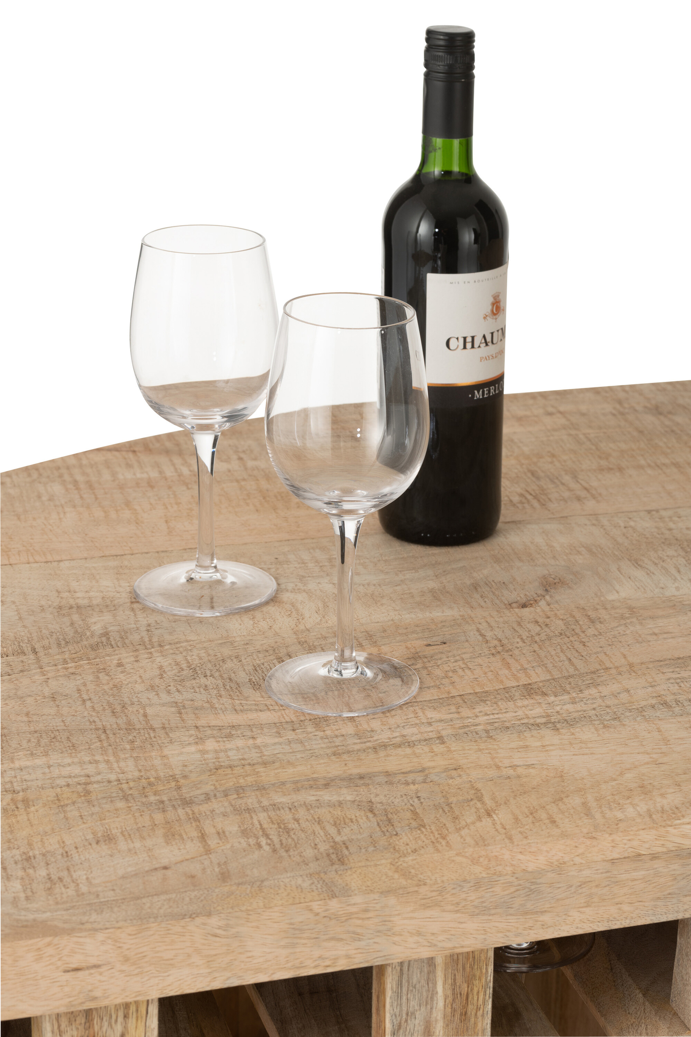 Lounge-Bar aus Mangoholz in Natur – Bild 8