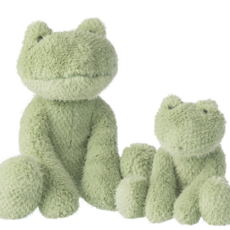 Froschfigur aus Polyester in Mintgrün, Größe L