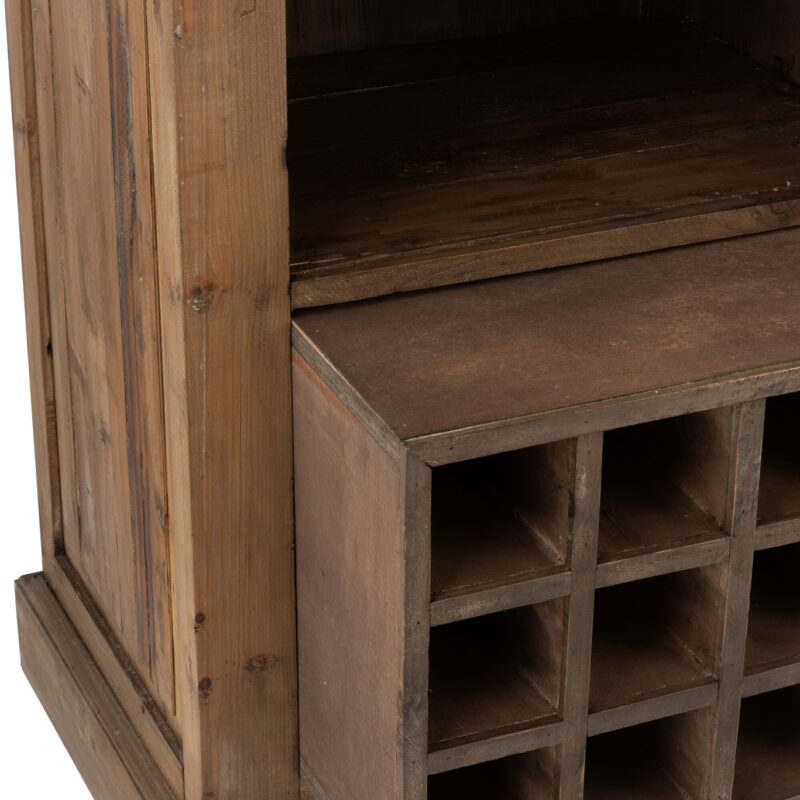 Elegante Bar mit zwei Schubladen