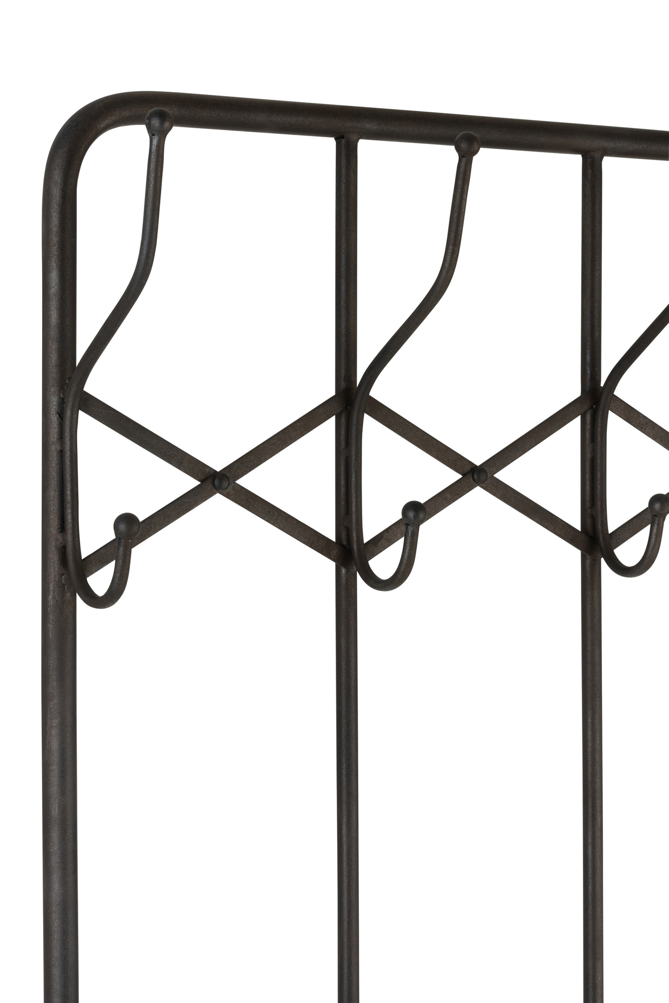 Moderne Flurgarderobe mit Bank in Schwarz und Weiß – Bild 7