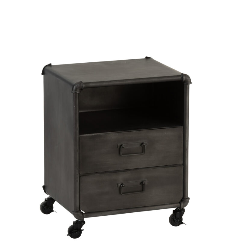 Metallschrank „Tube“ in Grau/Greige