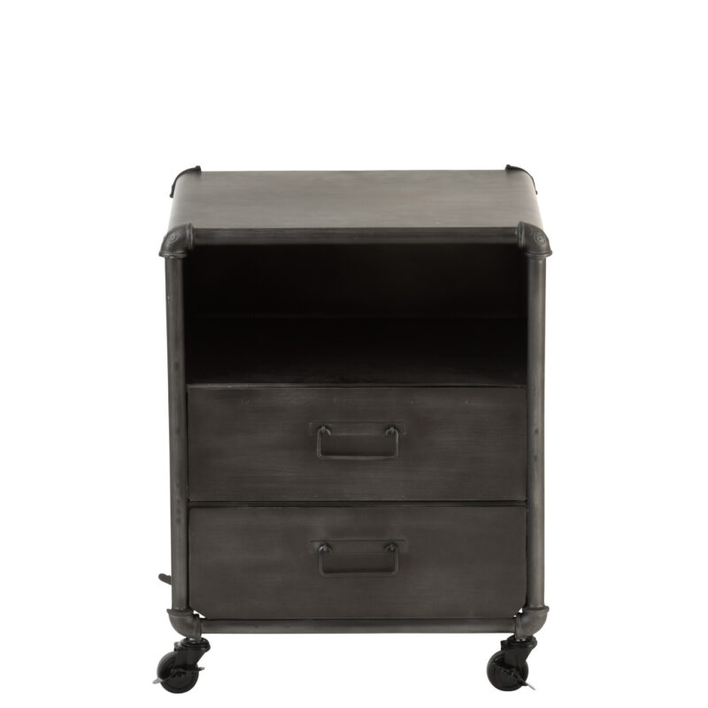 Metallschrank „Tube“ in Grau/Greige