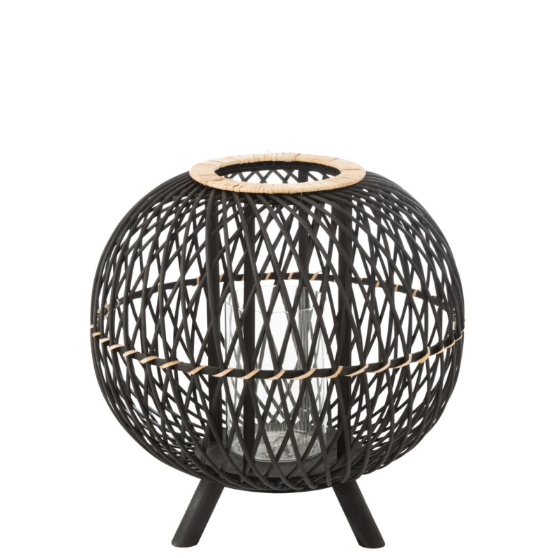 Kugellaterne auf Fuß