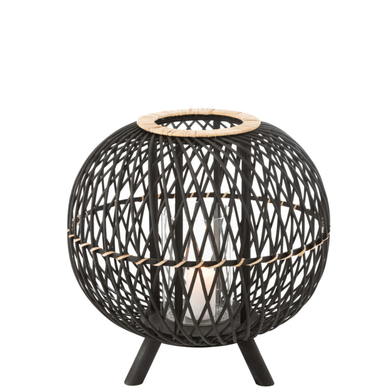 Kugellaterne auf Fuß