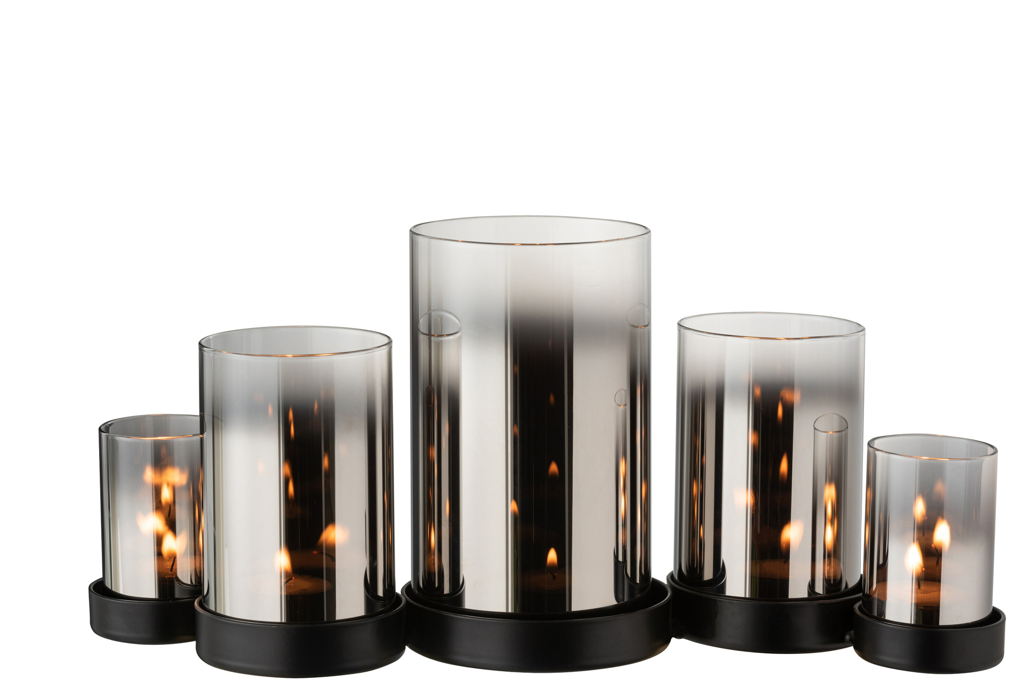 Hurricane Set Glas Metall 5-teilig schwarz – Bild 2