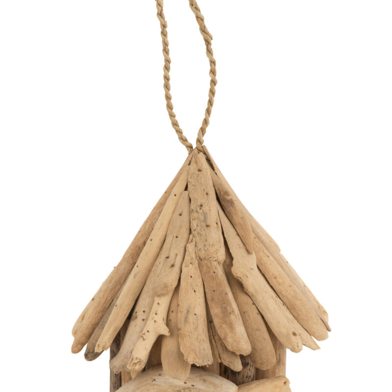 Vogelhaus naturbelassen aus Treibholz