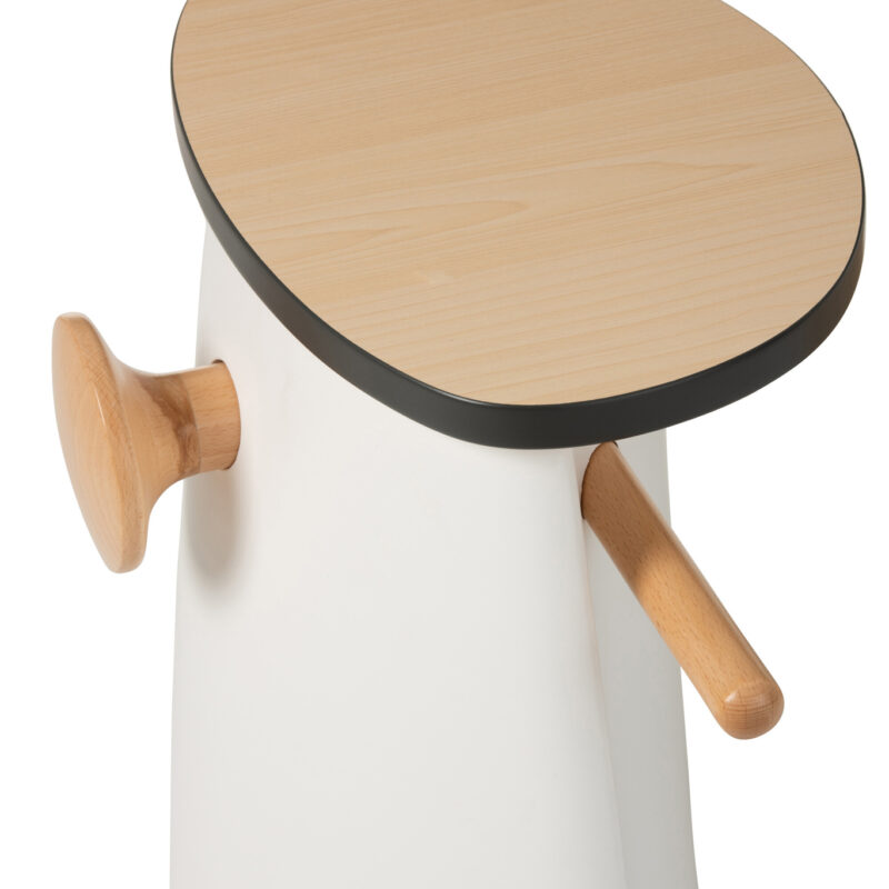 Kindertisch und Stuhl Set im Scooter Design in Weiß