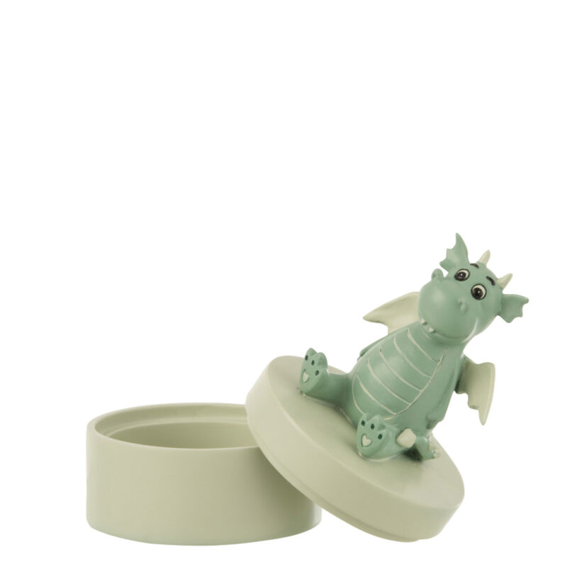 Sammlerdrache Box „Poly Grün“