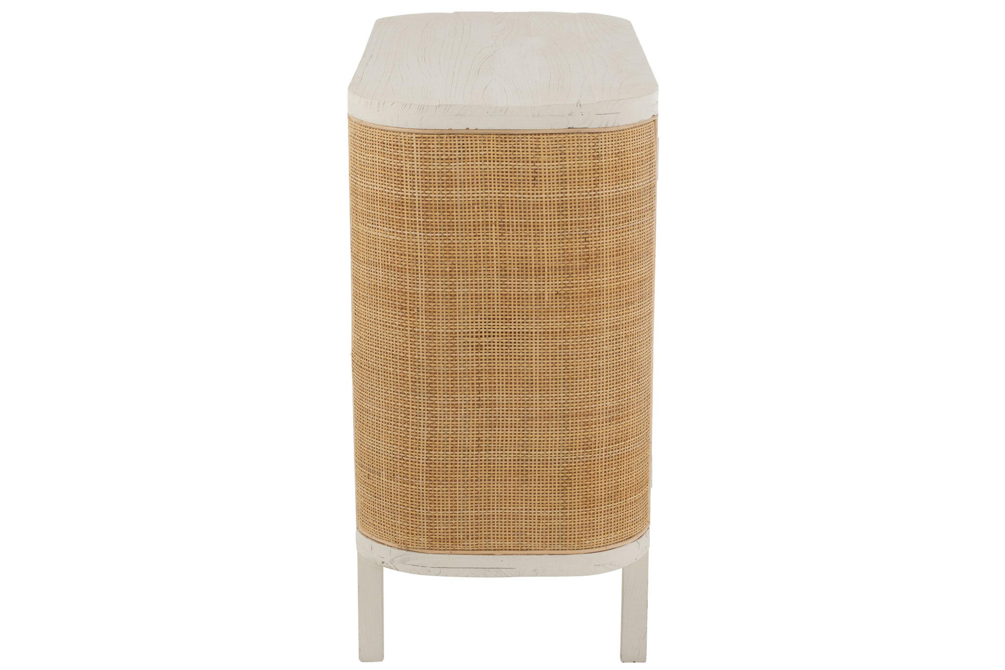 Schrank Molly aus Holz und Rattan – Bild 3