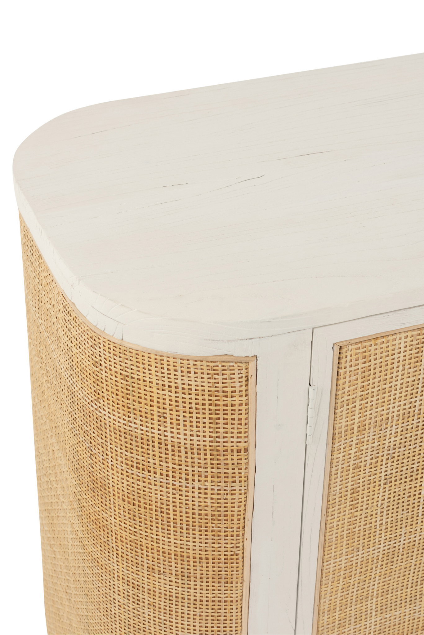 Schrank Molly aus Holz und Rattan – Bild 6