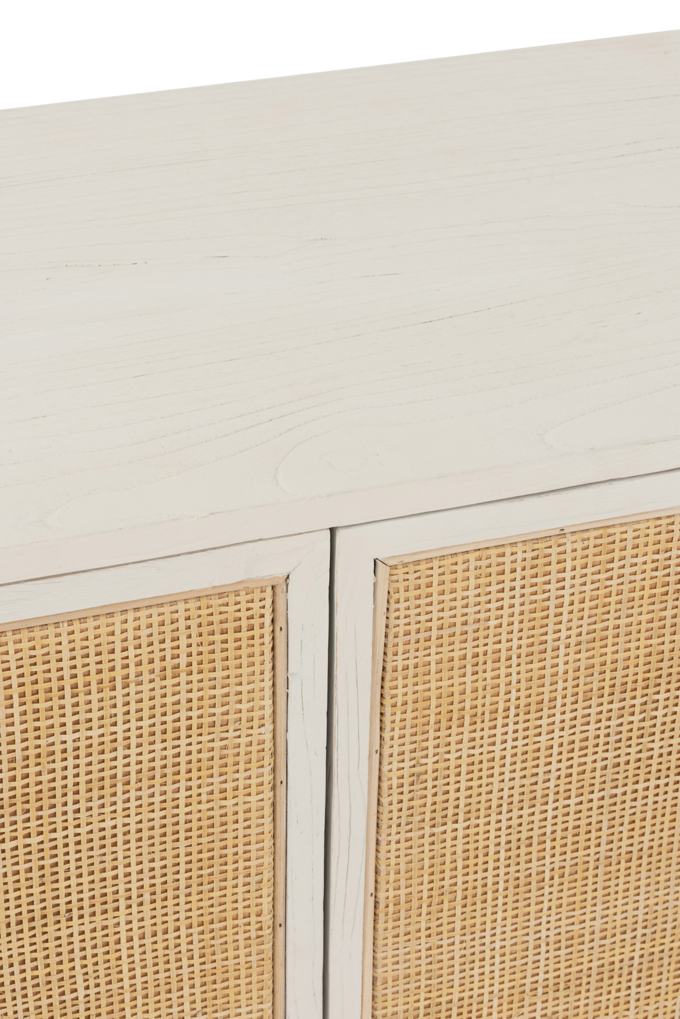 Schrank Molly aus Holz und Rattan – Bild 7