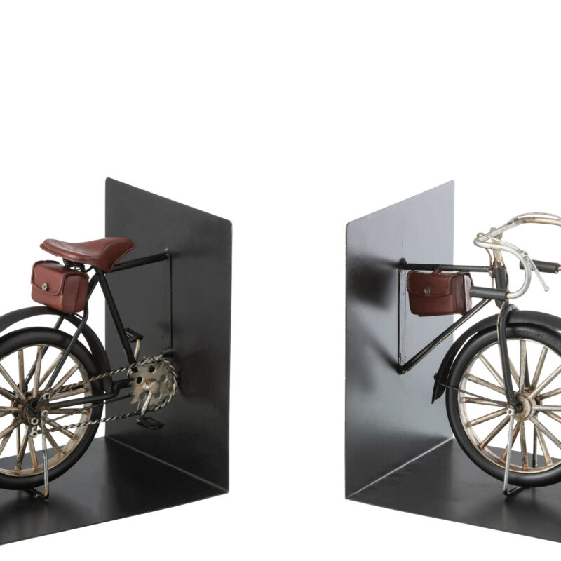 Buchstützen Set Racing-Bike schwarz