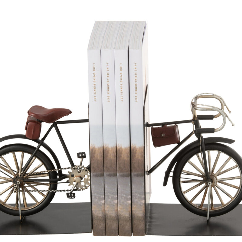 Buchstützen Set Racing-Bike schwarz