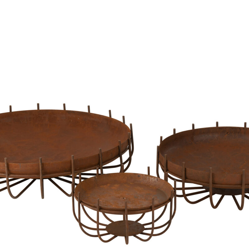 Feuerkorb groß Rostoptik