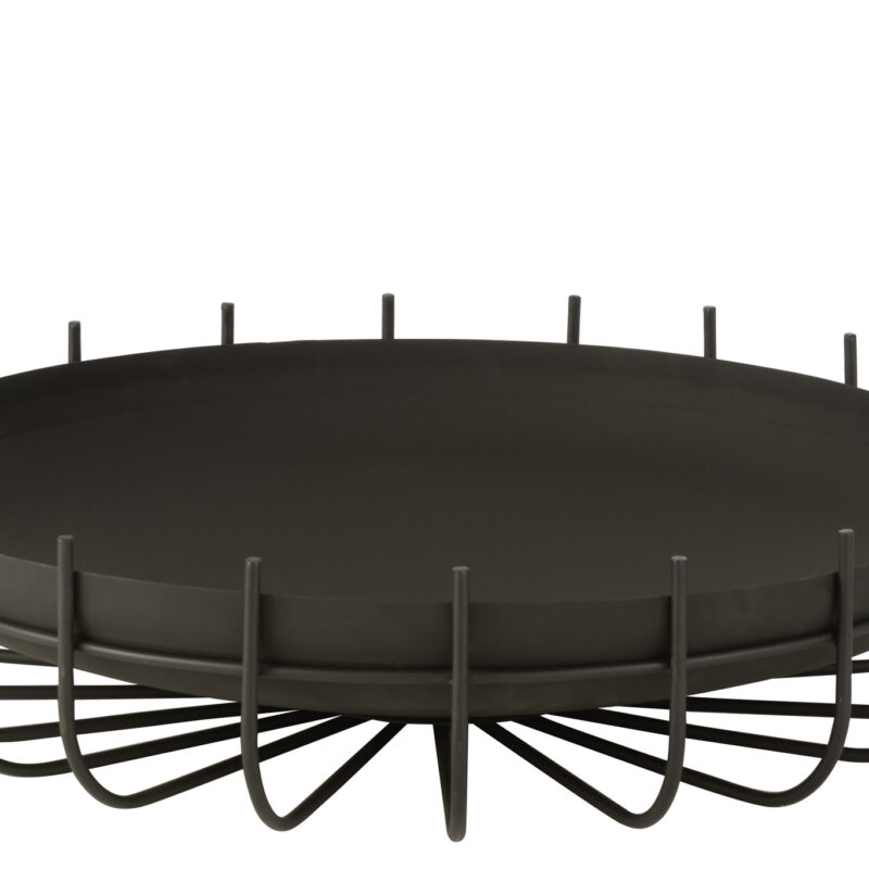 Feuerkorb groß Schwarz