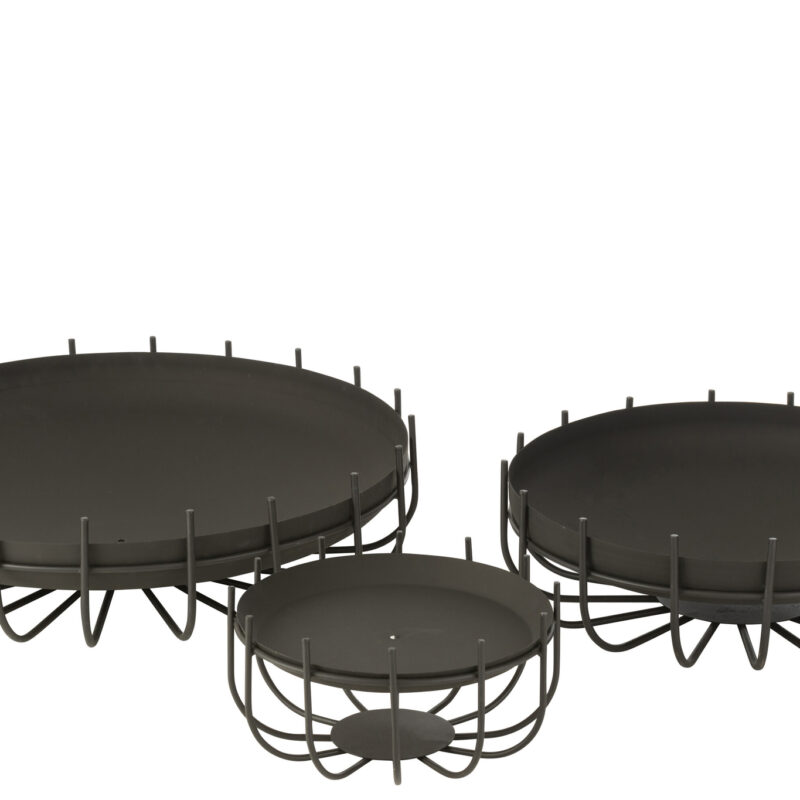 Feuerkorb groß Schwarz