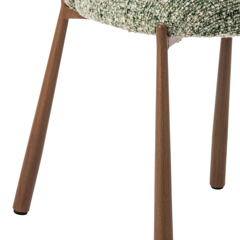 Esszimmerstuhl Olive mit Metallgestell