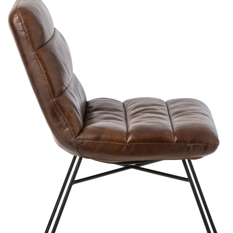 Esszimmerstuhl aus Leder