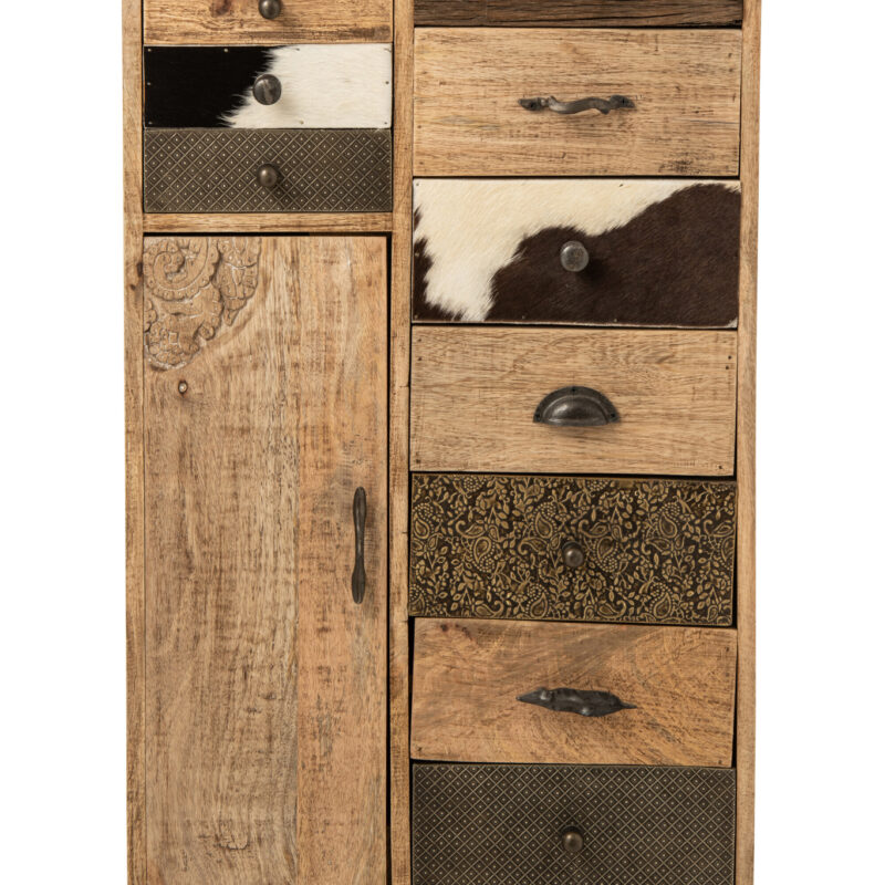 Kommode Relief aus Mangoholz